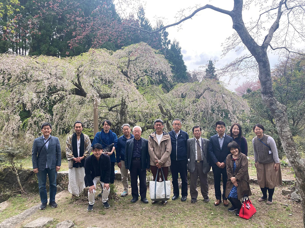 スタディツアー 守静坊しだれ桜鑑賞会＠英彦山の様子3